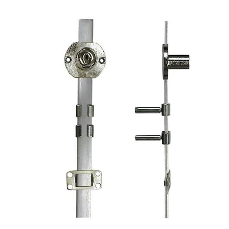 National Lock National Lock N8090 14A 415 Key 415 Disc Tumbler Gang Lock - Bright Nickel N8090 14A 415